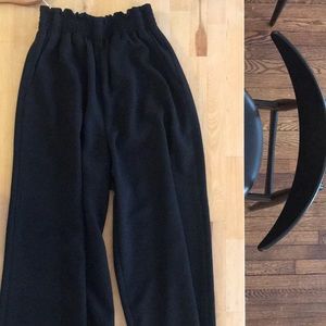 Rachel Comey navy wide cropped pants